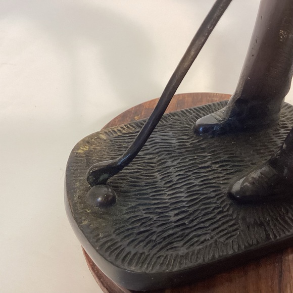 Bronze color golf figure, putting position - Picture 5 of 8